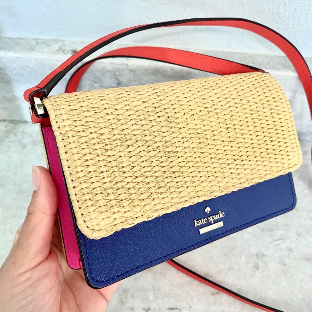 SOLD——Woven Kate Spade Crossbody